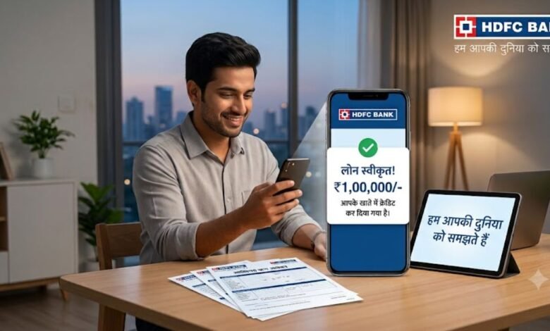 HDFC Bank se 1 lakh ka instant loan kaise le process