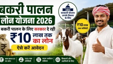 Bakri Palan Loan Yojana 2026