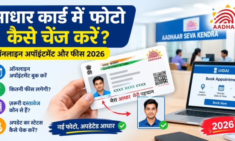 Aadhaar Card Photo Change Online Appointment 2026 Copy Image Title